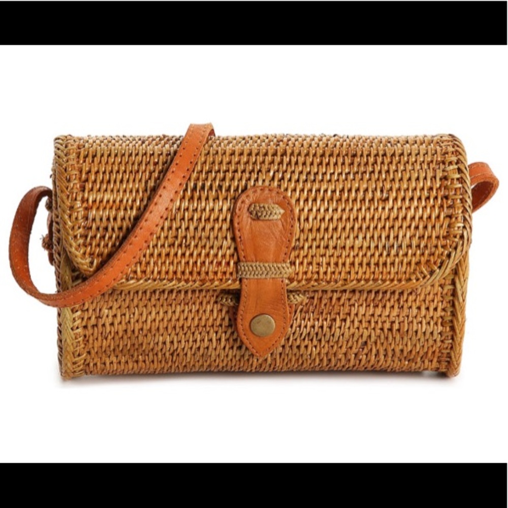 Rattan Crossbody Bag